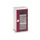 vitrinekast 1000x525x550mm 2xStalen bodem romp RAL7035 front RAL3004