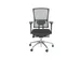 Siège de bureau 400 NPR tissu noir/dossier Mesh noir/piètemen chrom