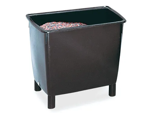 Onderrijdbare Rechthoekige Bak 210 liter 685x790x605mm Grijs