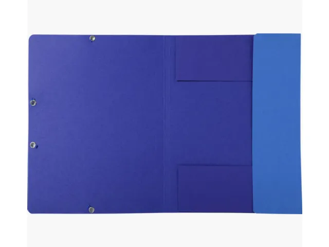 Elastomap Exacompta Forever A4 3 kleppen 380gr karton Lichtblauw