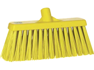 Hygiene 2915-6 Bezem Geel 30cm harde vezels - 1