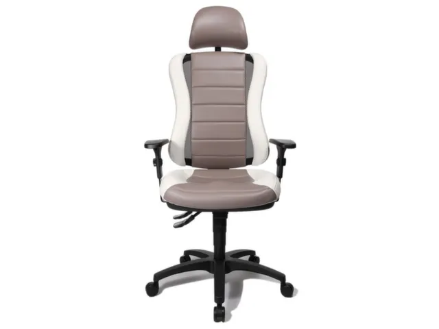 Topstar Bureaustoel Head Point RS, grijs/wit