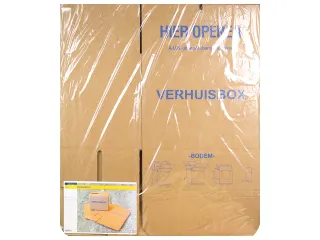 Verhuisdoos Raadhuis dubbele bodem 485x320x355mm 5 stuks - 2