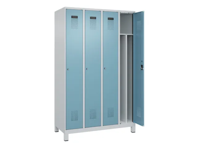 locker voor scheiding van kleding,HxBxD 1950x1200x500mm,4vak