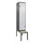 Z-garderobekast,HxBxD 2120x400x815mm,2vak,vak B 400mm,draaigrendel