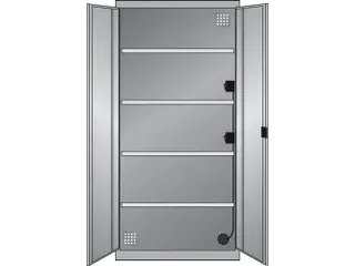 elektrische kast met openslaande deuren,HxBxD 1950x1000x580mm - 3
