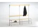 banc-patère,HxLxP 1650x2000x375mm,barrettes en bois
