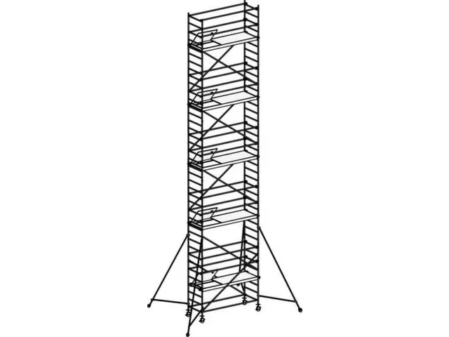 rolsteiger,reik H 11,4m,steiger H 10,64m,5platform(s),m. luik