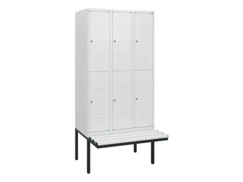 Dubbeldekse dekenkist,HxBxD 1950x900x815mm,3x2vak.,vak B 300mm