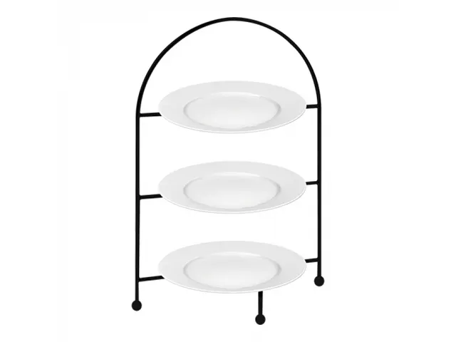 Emga Etagere/ serveerstandaard klein excl. 3 borden 21cm