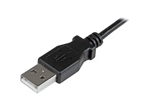 2m Micro-USB oplaad en sync kabel M/M haaks naar rechts