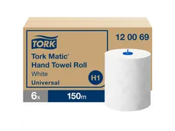 Tork 120069 Matic Universal Handdoekrol 2-laags Wit 150 meter 6 Rollen