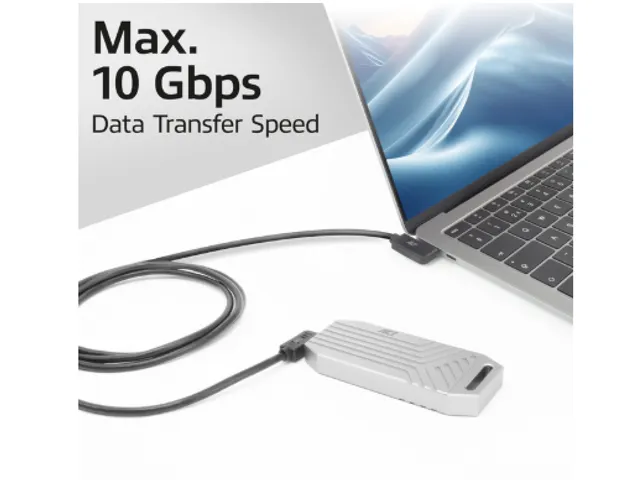 Kabel ACT USB-C hoek links/rechts 10Gbps 2m