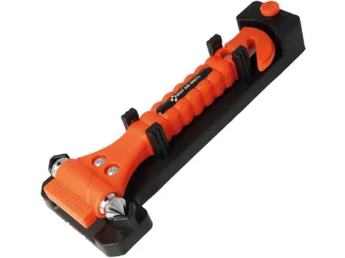 First Aid Only Noodhamer + Gordelsnijder incl. Houder 2 stuks Oranje
