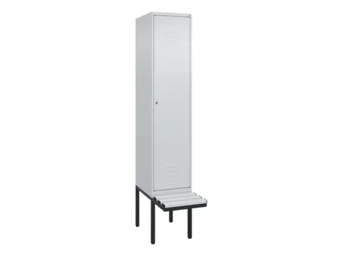 locker met bank,HxBxD 2120x400x815mm,1vak,vak B 400mm,cil.-slot