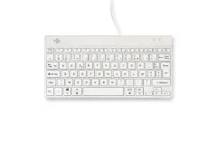 Ergonomisch toetsenbord R-Go Compact Break AZERTY (FR) Wit bedraad