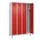 locker voor scheiding van kleding,HxBxD 1950x1200x500mm,4vak
