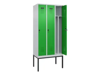 locker voor scheiding van kleding,HxBxD 2120x900x500mm,3vak - 1