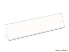 Tafelnaambord 1 Zijdig Whiteboard Schrijfoppervlak 210x52mm