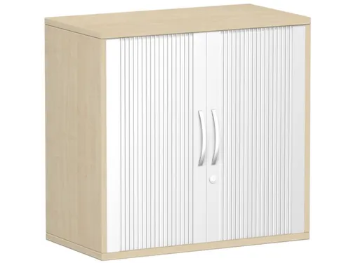 jaloeziedeurkast,HxBxD 798x800x425mm,1xhouten vloer,2 OH,romp esdoorn