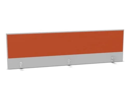 opzetpaneel bureau aanbouw achter MP-lichtgrijs BN3012-oranje 2000mm