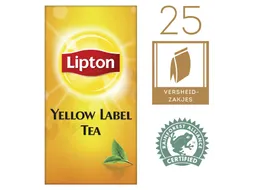 Thee Lipton Yellow Label Met Envelop 25Stuks