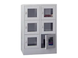 Vakkenkast Vensterdeuren 1187x830x500mm 6 Vakken 400mm Klinksluiting - 1