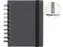 Notitieboek Quantore A6 spiraal zwart lijn