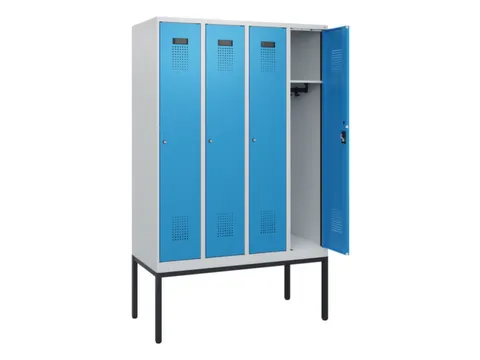 schoollocker,HxBxD 1950x1200x500mm,4vak,vak B 300mm,cil.-slot