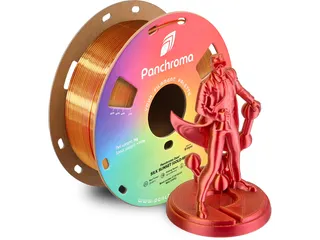 PLA Dual Silk 1,75mm goud-rood 1kg Panchroma 3D Filament - 2