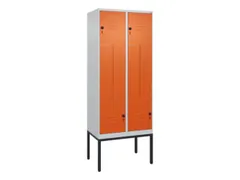 armoire vestiaire Z HxlxP 2120x800x500mm larg. compart. 200/400mm