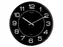 Wandklok Unilux Mega Ø57,5cm zwart cijferaanduiding