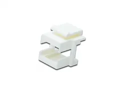 LC Keystone-adapter voor patchpaneel Wit