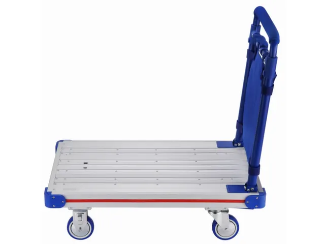 Aluminium-Duwbeugelwagen,In-/Uitklapb.,Draagverm. 200Kg