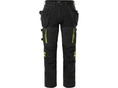 Fristads Craftsman 2566 werkbroek, zwart, maat 62, per stuk