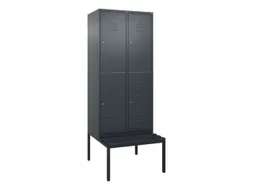 Dubbeldekse dekenkist,HxBxD 2120x800x815mm,2x2vak.,vak B 400mm