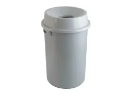 Kunststof Afvalbak met open top 90 Liter Grijs