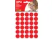 Stickers Cirkel Diameter 20 Mm Blister Rood