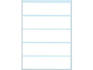 HERMA 3750 Universele etiketten 21x82mm Wit 35 stuks - 2