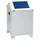 afvalverzamelaar zelfblussend 73 liter deksel staal RAL5010