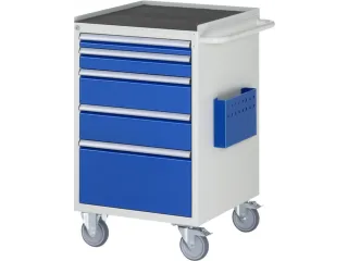 gereedschapswagen 975x580x650mm metaalblad 450kg 5 laden RAL5010 - 2