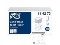 Toiletpapier Tork 114273 T3 zacht gevouwen premium 2-laags