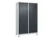 locker voor scheiding van kleding,HxBxD 1950x1200x500mm,4vak