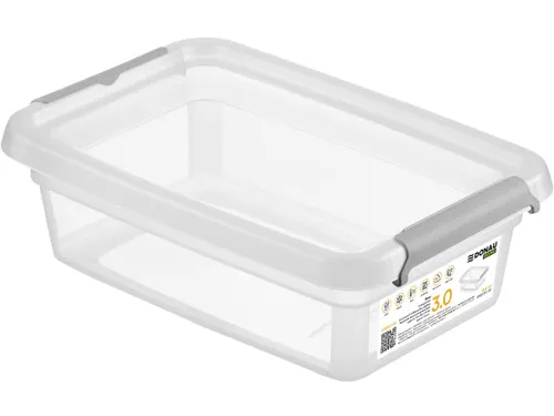Donau Home Voedseldoos 3 Liter transparant kunststof