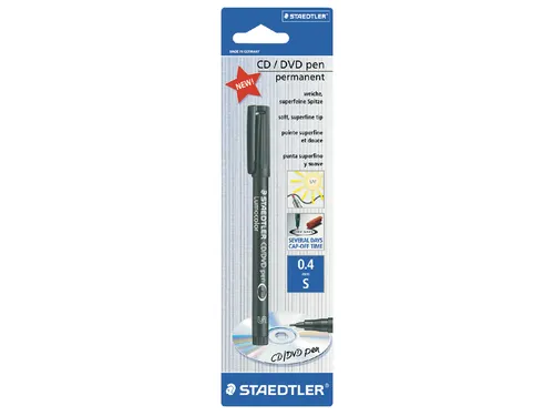 Marker Staedtler Lumocolor permanent CD/DVD 310 Zwart 0.4mm