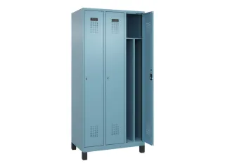 locker voor scheiding van kleding,HxBxD 1950x900x500mm,3vak - 1