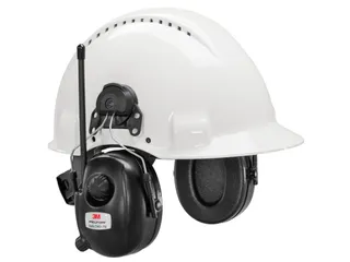 3M Peltor DAB+ FM Radio gehoorkap met helmbevestiging - 1