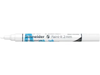 Acrylmarker Schneider Paint-It 310 2mm wit - 5