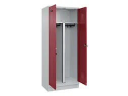 PBM-locker,HxBxD 1950x800x500mm,2vak,vak B 400mm,draaigrendel