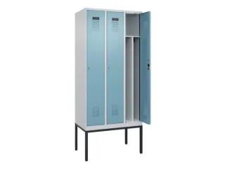 locker voor scheiding van kleding,HxBxD 2120x900x500mm,3vak - 1